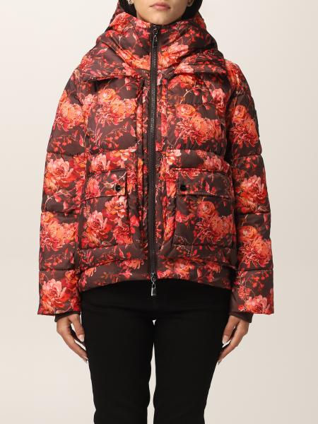 Pinko down jacket with floral print