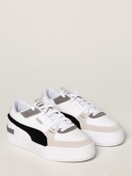 PUMA: Sneakers Cali Sport Varsity in pelle - Bianco | Sneakers Puma 381613  GIGLIO.COM