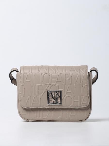 Armani Exchange: Armani Exchange crossbody bag with embossed logo