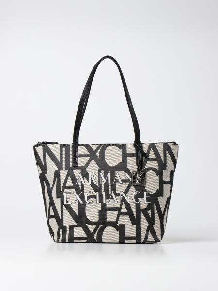 Armani Exchange bag in jacquard fabric