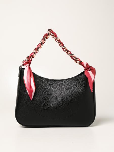 Armani Exchange: Armani exchange bag in textured synthetic leather
