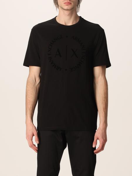 Armani Exchange: T-shirt Armani Exchange in cotone con logo