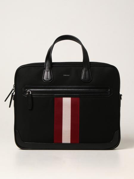 Bally: Bally Chandos 24 hour bag in canvas and leather