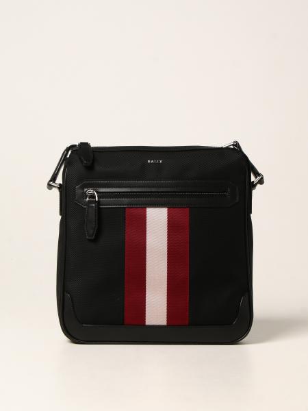 Bally Choller bag in canvas with striped ribbon