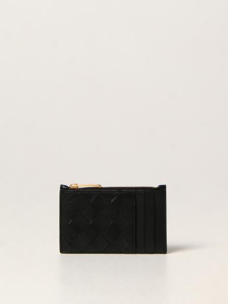 Bottega Veneta 1.5 编织皮革信用卡夹