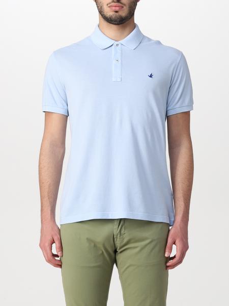 Brooksfield men: Brooksfield polo shirt in cotton with logo