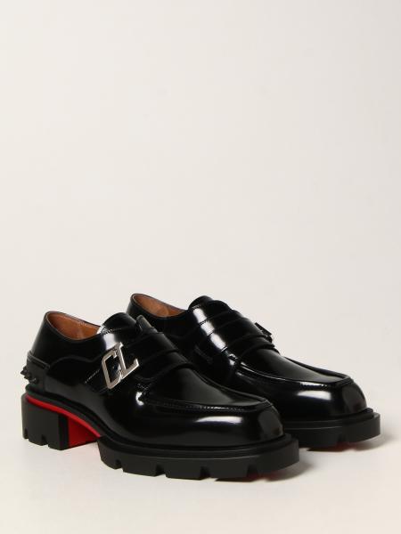 CHRISTIAN LOUBOUTIN: Our Georges leather loafers - Black | Christian