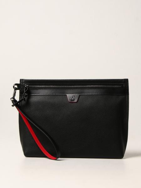 Christian Louboutin Citypouch hammered leather clutch