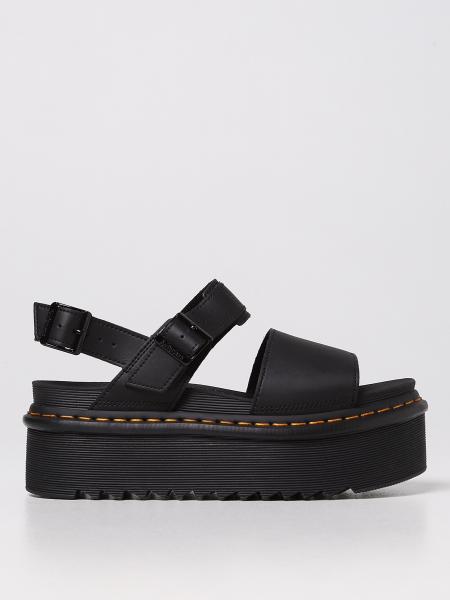 Voss Quad Dr. Martens sandal in rubberized leather