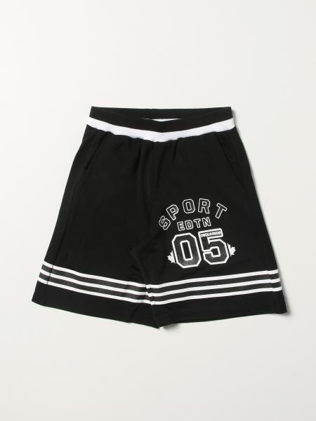 Pantaloncino da basket Dsquared2 Junior con logo Sport