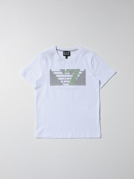 Ea7: EA7 cotton T-shirt with eagle print