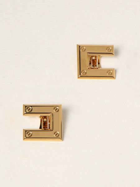 Accessori donna Elisabetta Franchi: Orecchini Elisabetta Franchi a forma di logo