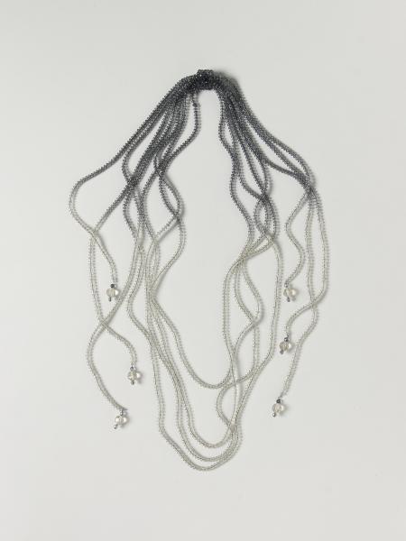 Emporio Armani multi-strand necklace with microspheres