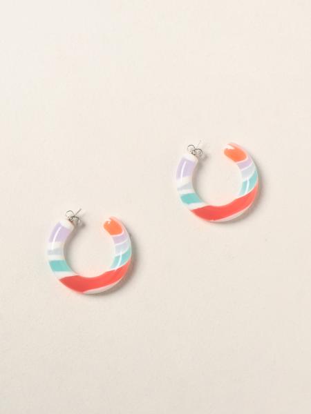 Emporio Armani multicolor hoop earrings