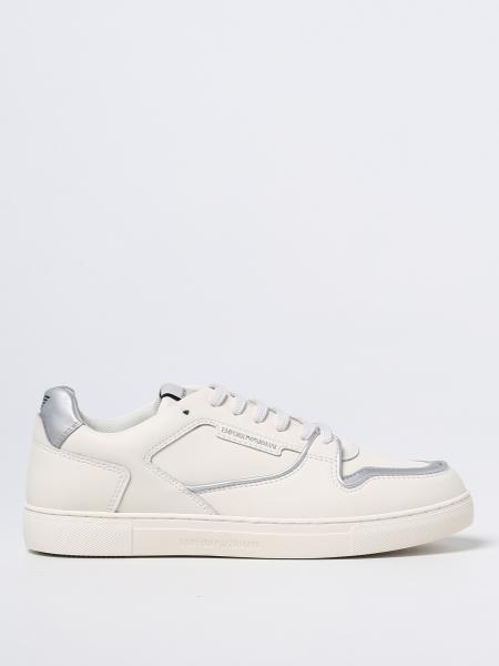 Emporio Armani sneakers in real and synthetic leather