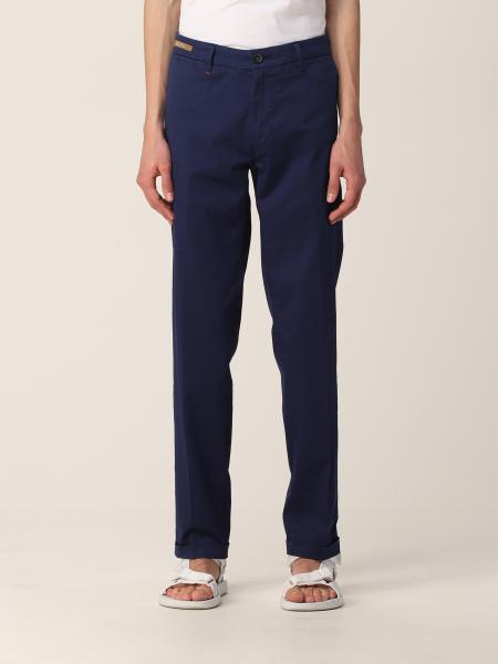 RE-HASH: pants for man - Cobalt | Re-Hash pants P2492390 online at ...