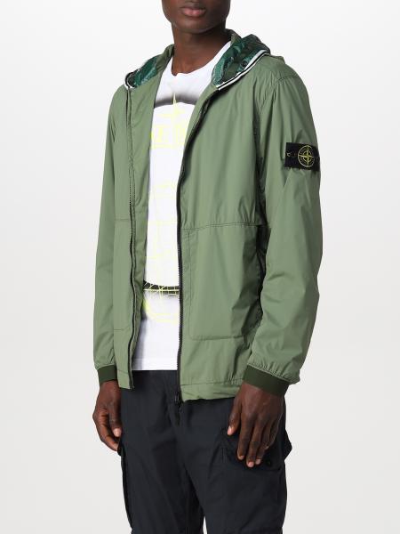 olive stone island jacket