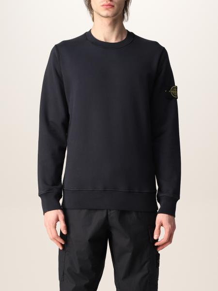 stone island powder blue sweatshirt