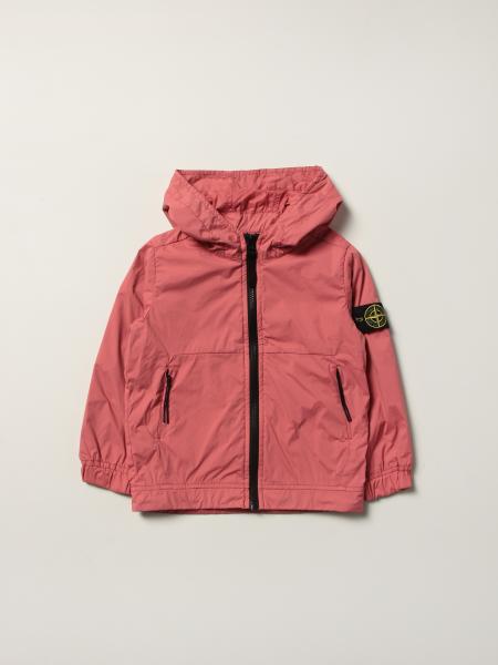 Stone island Junior jacket with zip in nylon