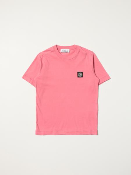 Stone Island Junior: Stone Island Junior T-shirt in cotton with logo patch