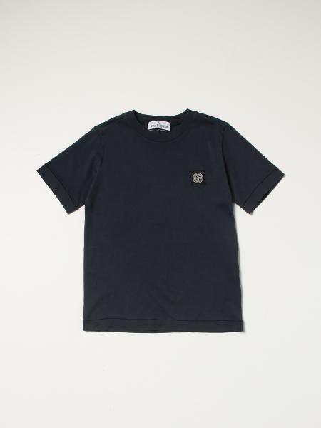Stone Island Junior T-shirt in cotton with logo patch