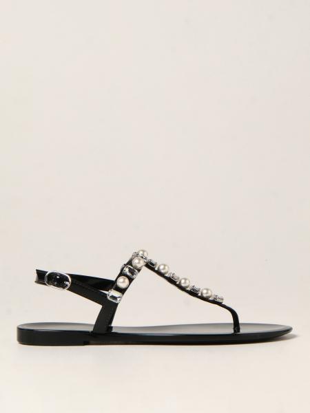 Goldie Crystal Jelly Stuart Weitzman sandals