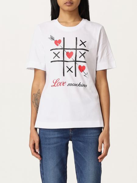 Love Moschino T-shirt with print and logo