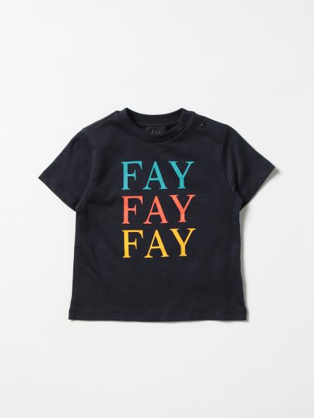 T-shirt basic Fay in cotone con logo