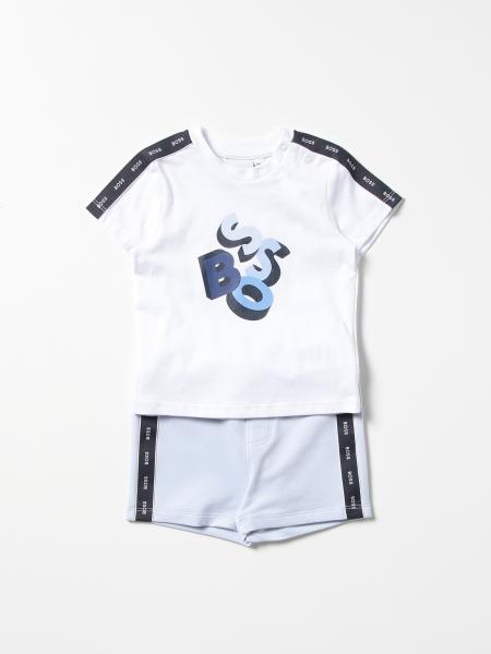 Hugo Boss bambino: Scatola t-shirt e bermuda con logo