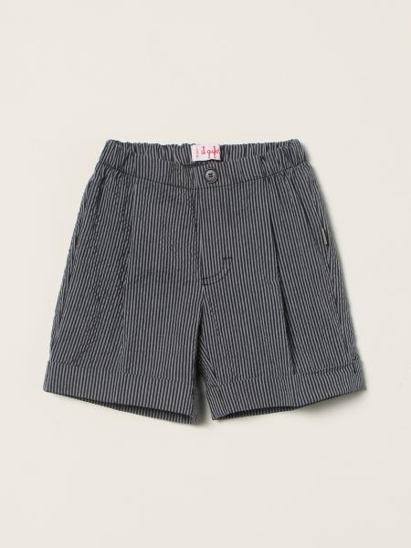 Il Gufo shorts in pinstripe cotton blend