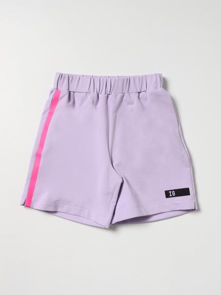 IL GUFO: short for girls - Pink | Il Gufo short P22PB162M0111 online at ...