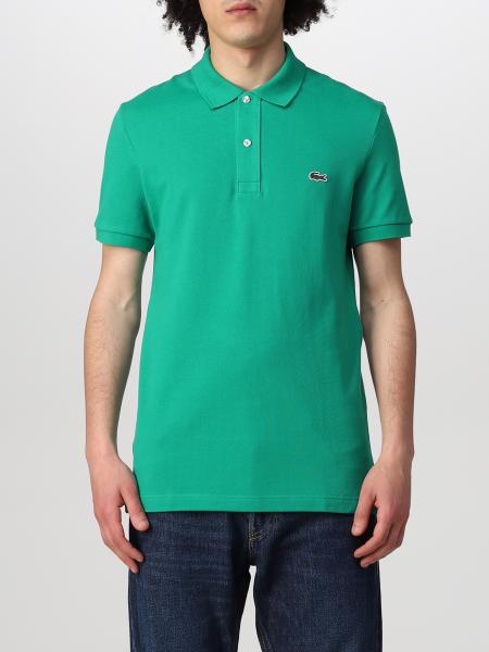 basic polo with logo - Mint | Lacoste polo shirt PH4012 online on GIGLIO.COM