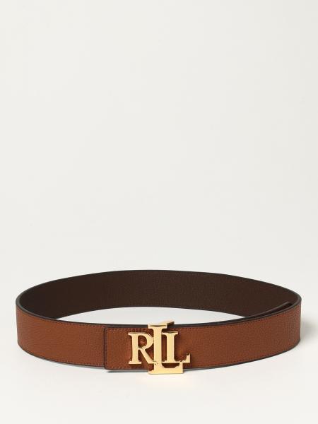 Cintura reversibile Lauren Ralph Lauren in pelle bovina martellata