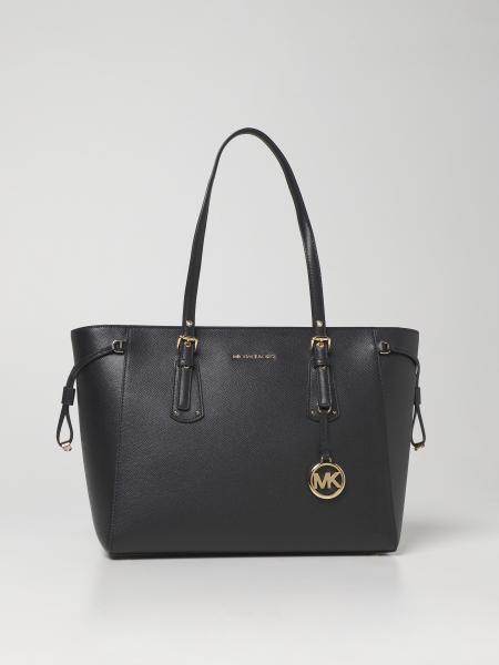 MICHAEL KORS: Michael leather tote bag - Black Michael bags 30H7GV6T8L online on GIGLIO.COM