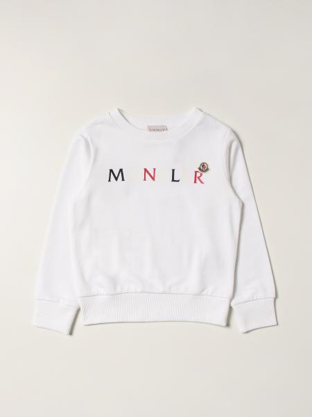 Moncler kids' sweatshirt with maxi logo