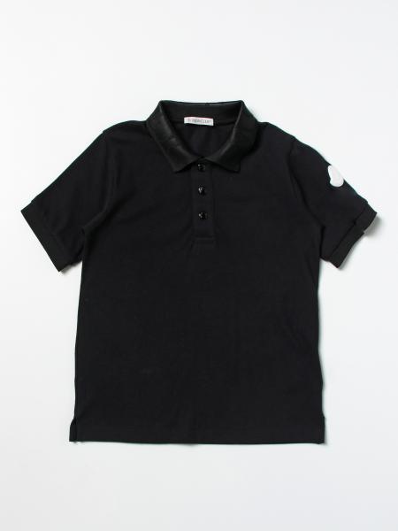 Moncler piquet cotton basic polo t-shirt
