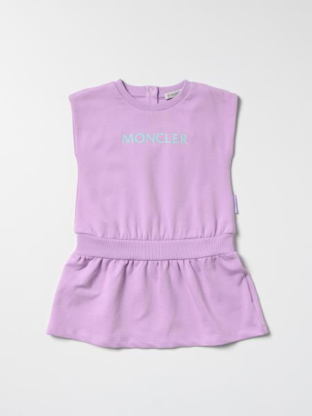 Moncler baby clothing: Moncler cotton dress with logo