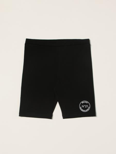 N ° 21 cycling shorts with logo