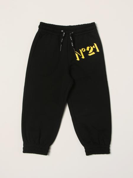 N° 21 boys' clothes: N ° 21 jogging trousers with logo