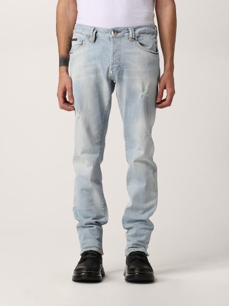 Philipp Plein: Philipp Plein jeans in washed denim