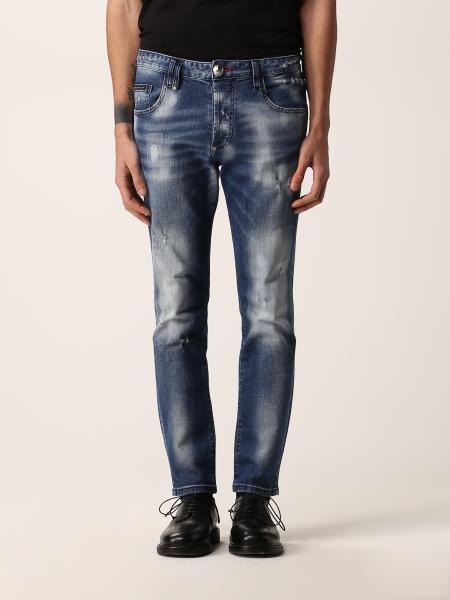 Philipp Plein jeans in washed denim