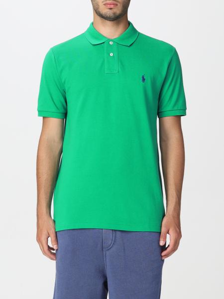Polo Ralph Lauren Outlet: cotton polo shirt with logo - Sage | Polo ...