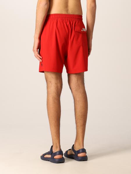 Polo Ralph Lauren Outlet: boxer swimsuit with logo - Red | Polo Ralph ...