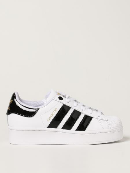 Adidas kids: Superstar Bold Adidas Original sneakers in leather