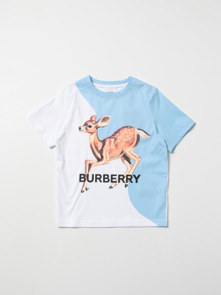 T-shirt Burberry in cotone con stampa Bambi