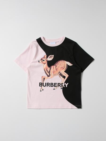 T-shirt Burberry in cotone con stampa Bambi