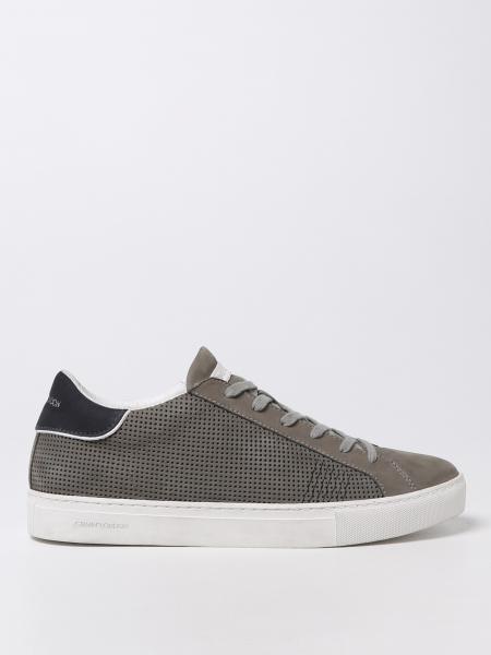 Crime London: Crime London sneakers in perforated suede