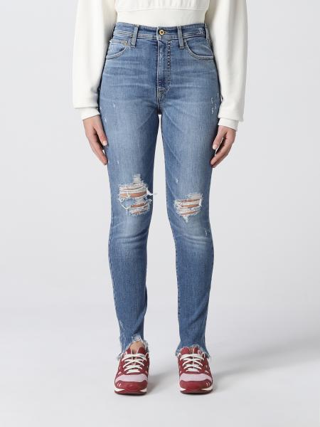 Cycle: Cycle jeans in washed ripped denim