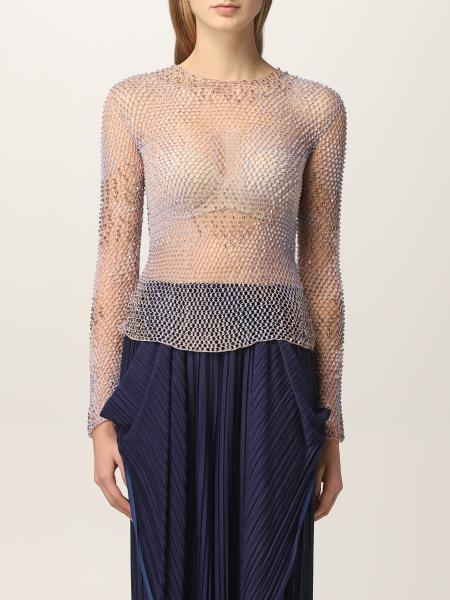 Giorgio Armani women: Giorgio Armani mesh top with beads