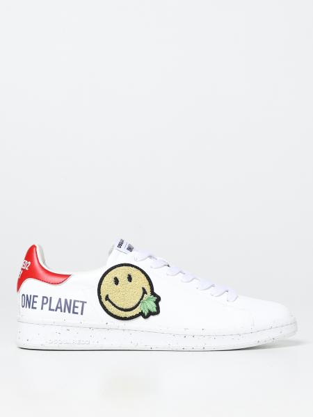Dsquared2 men's shoes: Dsquared2 One Life One Planet leather sneakers